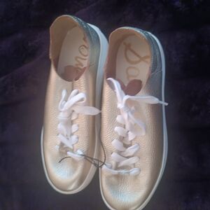 Gold Athletic Shoes